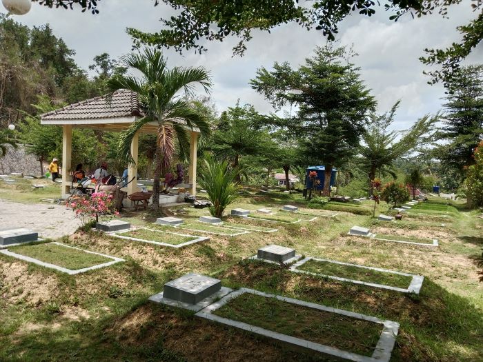 MENIPIS: Kondisi TPU Seyegan, kini jumlahnya tersisa 550 liang lahat.