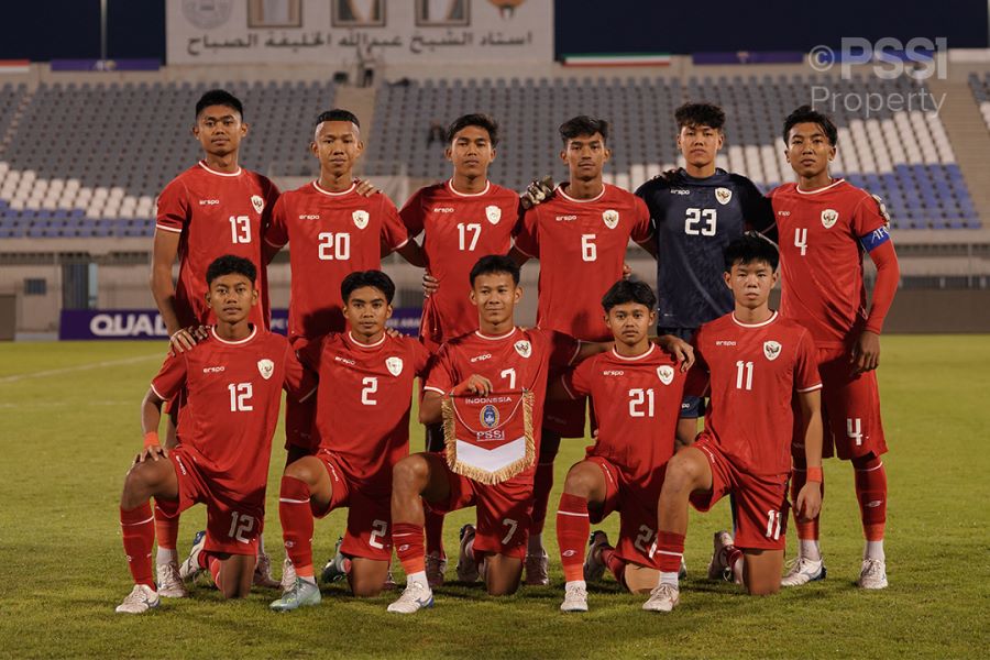 Timnas Indonesia U17 saat hadapi Kepulauan Mariana Utara di Kualifikasi Piala Asia U17 2025