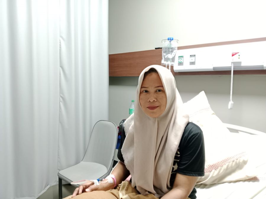 Mulyaningsih  pasien yang mendapatkan manfaat dari BPJS Kesehatan