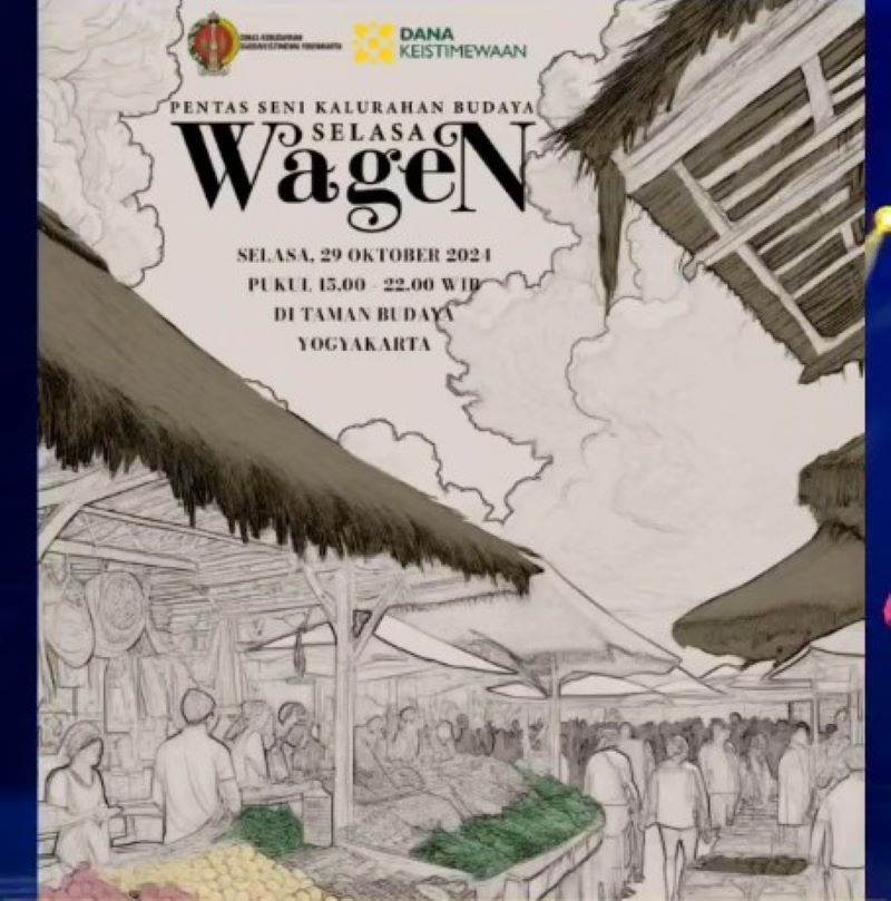 Pentas Seni Selasa Wagen dan Pameran Potensi Desa Budaya Kembali Hadir di Yogyakarta.
