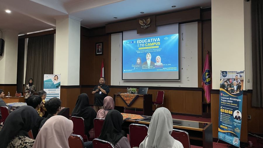 PT Educativa Cipta Nawasena X UKMF KRISTAL gelar Workshop Riset dan Olah Data Penelitian