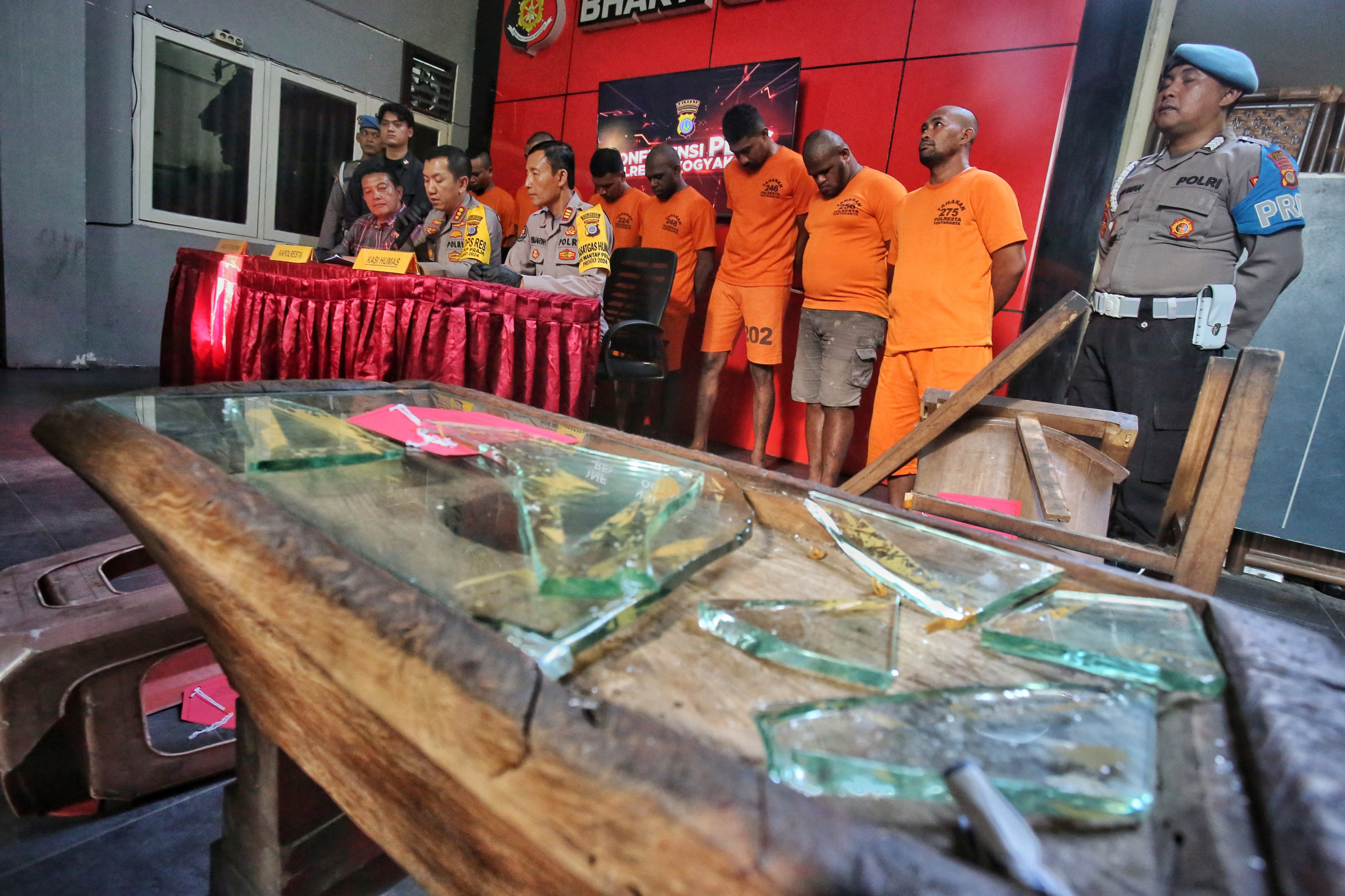 tersangka kasus penganiayaan santri di Prawirotaman