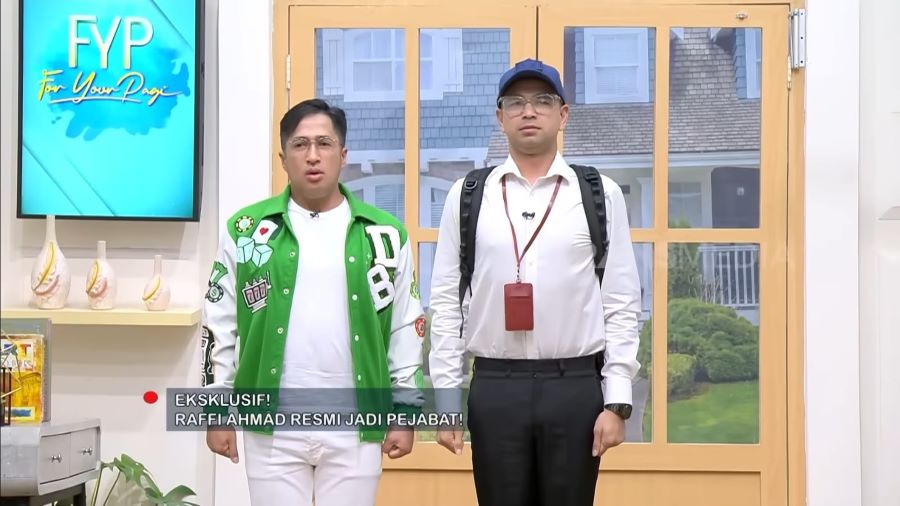 Raffi Ahmad yang masih sempat syuting di acara FYP.