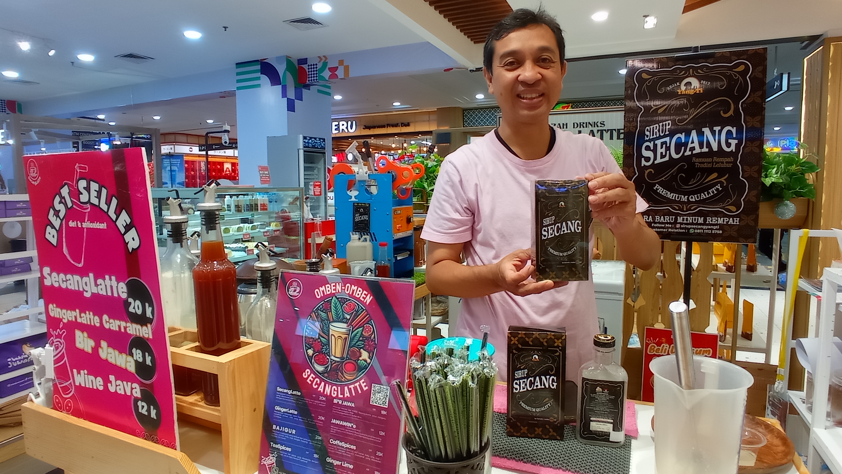 Sirup secang dan jahe produksi Yang Ti