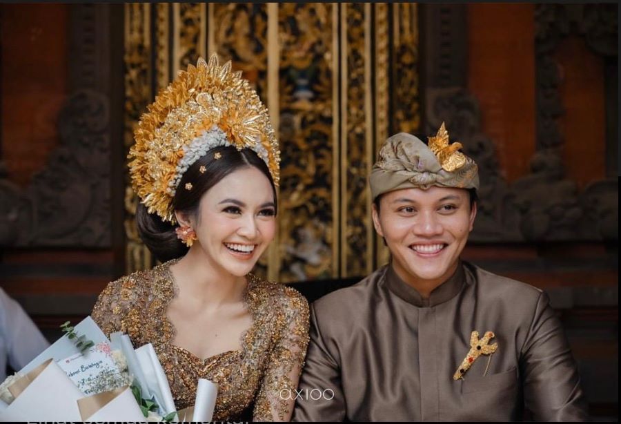 Potret Rizky Febian dan Mahalini.