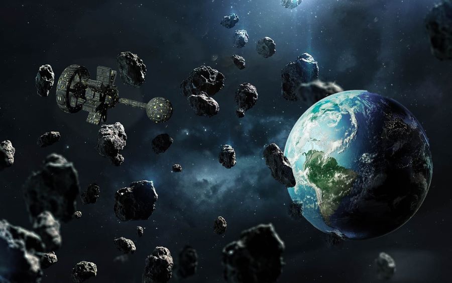 Ilustrasi asteroid