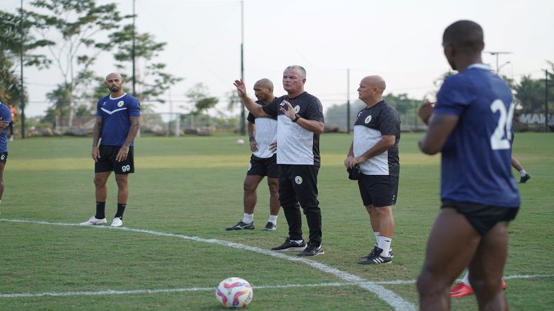 PSS Sleman tingkatkan latihan bersama pelatih Mazola Junior jelang laga kontra Persis