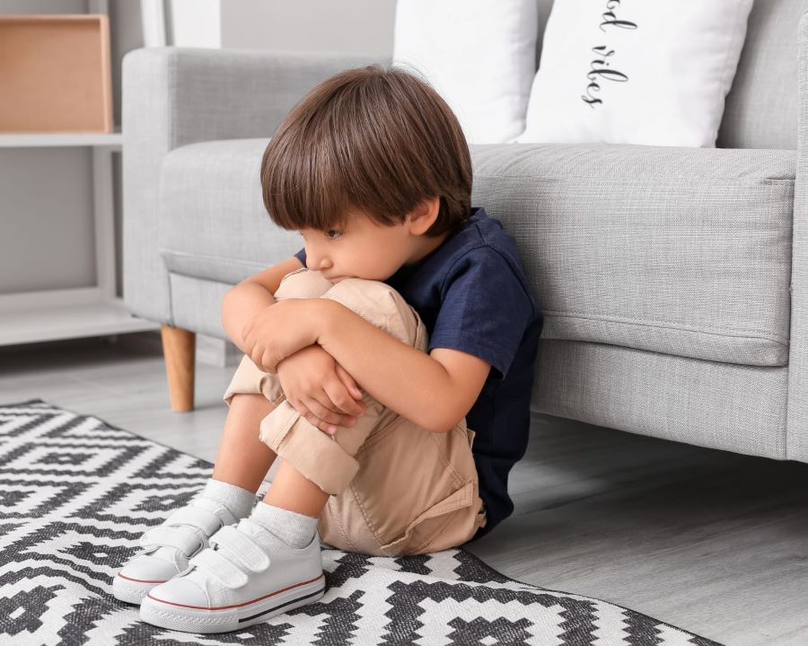 Ilustrasi anak penderita autisme.