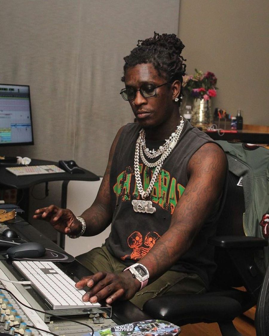 Rapper Young Thug.