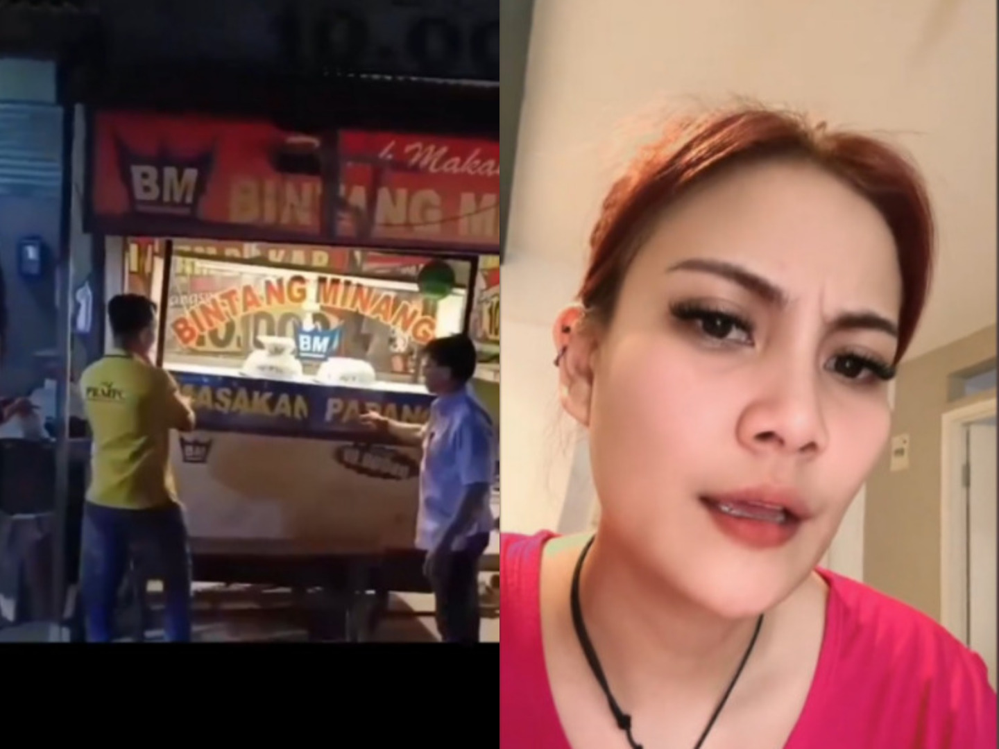 Razia rumah makan padang mendapat tanggapan dari seorang influencer.
