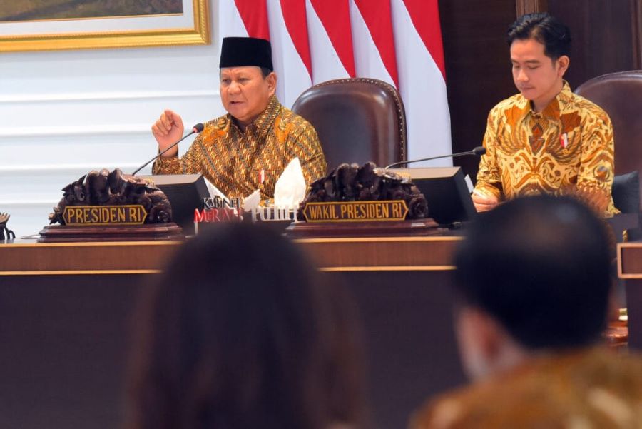 Presiden Prabowo Subianto dan Wakil Presiden Gibran Rakabuming Raka.