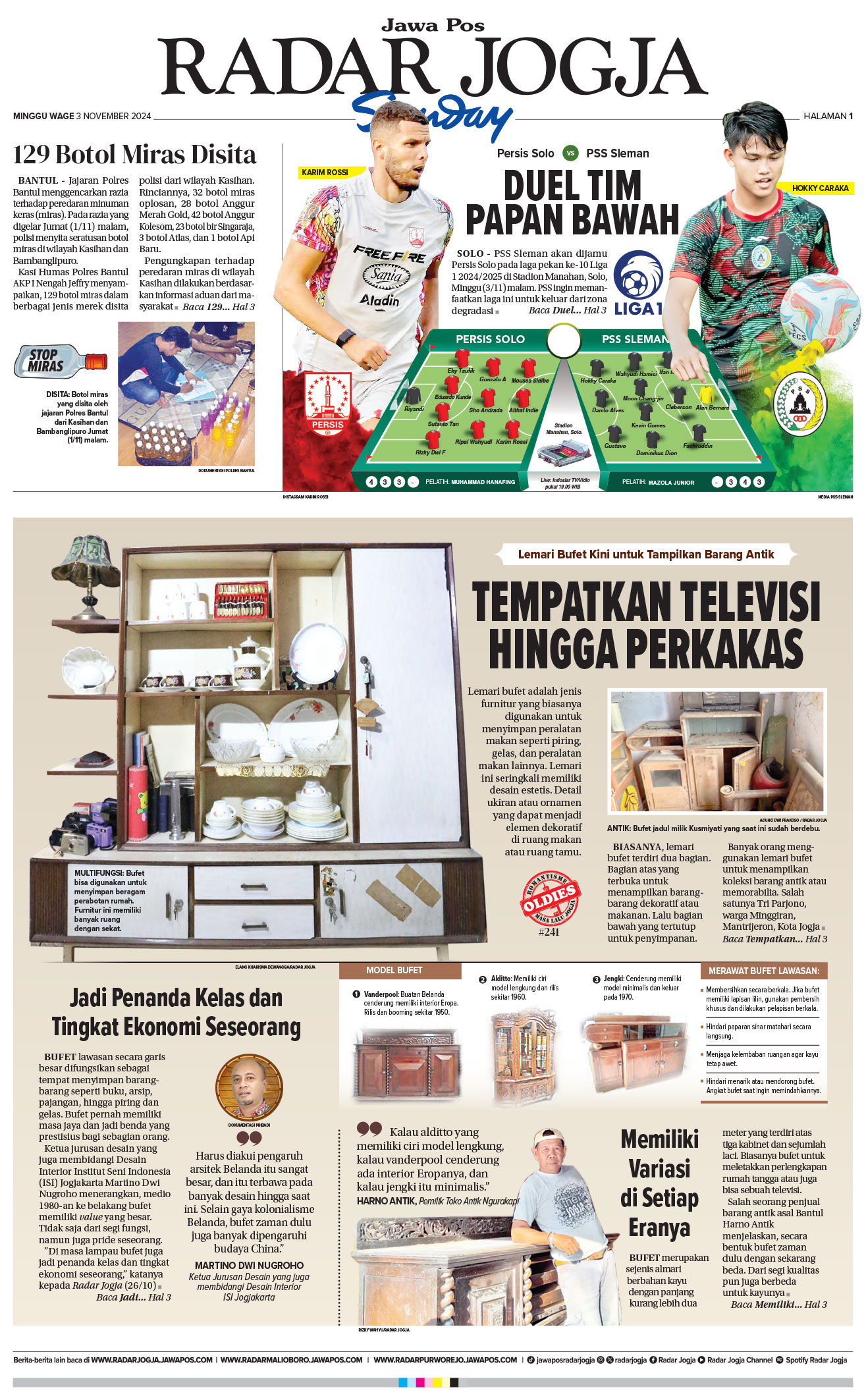 RADAR JOGJA edisi Minggu, 3 November 2024