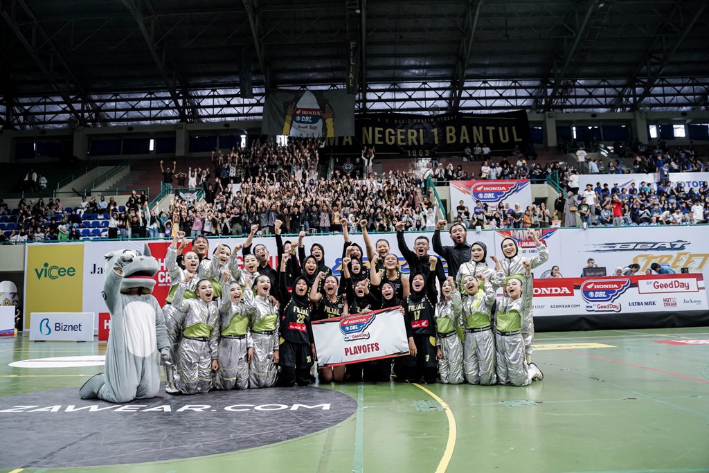 Srikandi SMAN 1 Bantul berhasil melaju ke babak playoffs Honda DBL with Kopi Good Day 2024 D.I. Jogjakarta