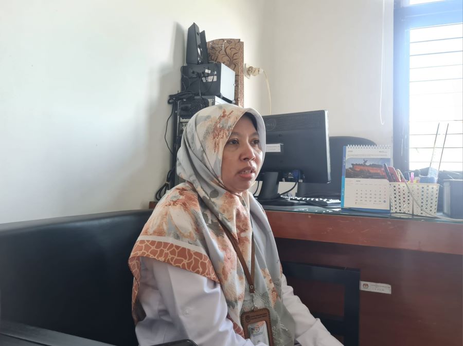 Ketua Divisi Perencanaan dan Informasi KPU Kabupaten Magelang Siti Nurhayati.