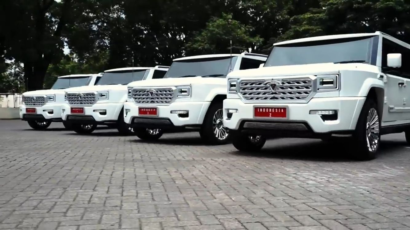 Pindad luncurkan MV3 Garuda Limousine, Digunakan Presiden RI saat pelantikan.