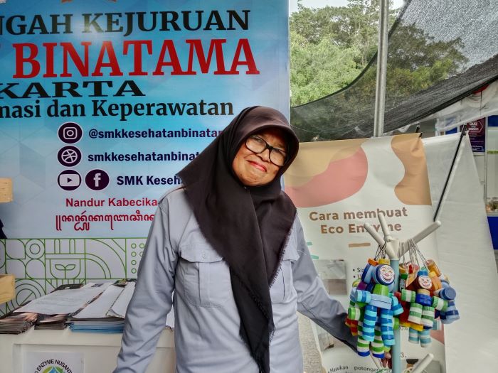 Wakil Ketua 1 Jejaring Pengelola Sampah Mandiri (JPSM) Sehati Sleman Ani Sumiarti
