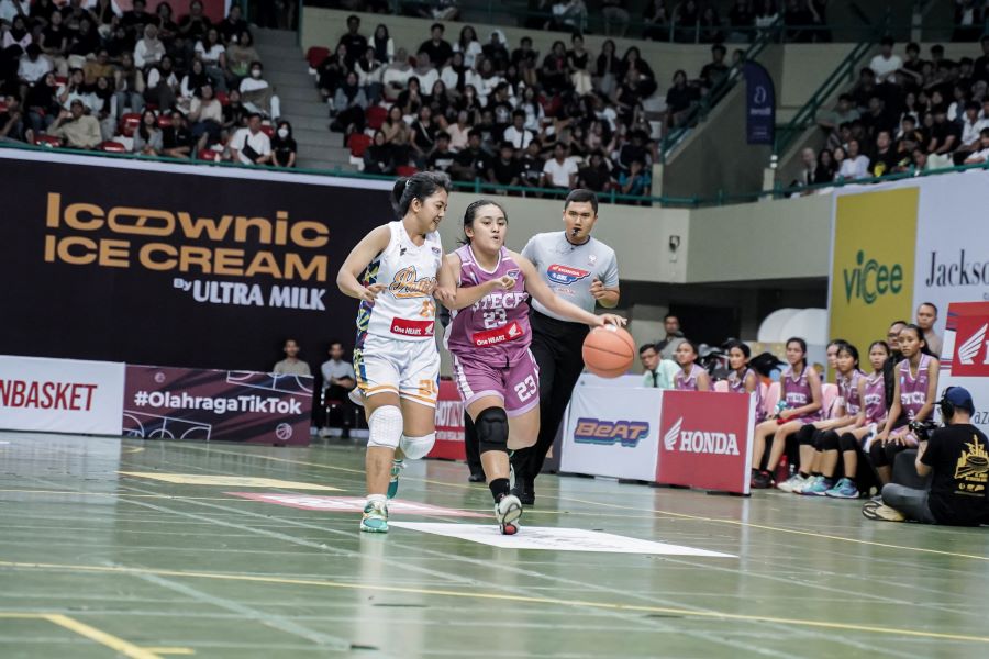 Aksi Natasya Gracia di babak Fantastic Four DBL Yogyakarta 2024