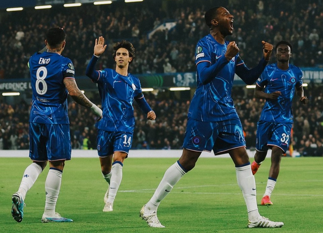 Selebrasi penggawa Chelsea usai kalahkan FC Noah dengan skor telak 8-0
