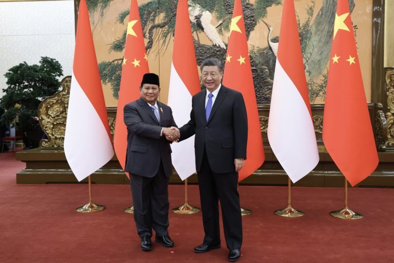 Kunjungan Prabowo pada April lalu sebagai Menteri Pertahanan Indonesia.