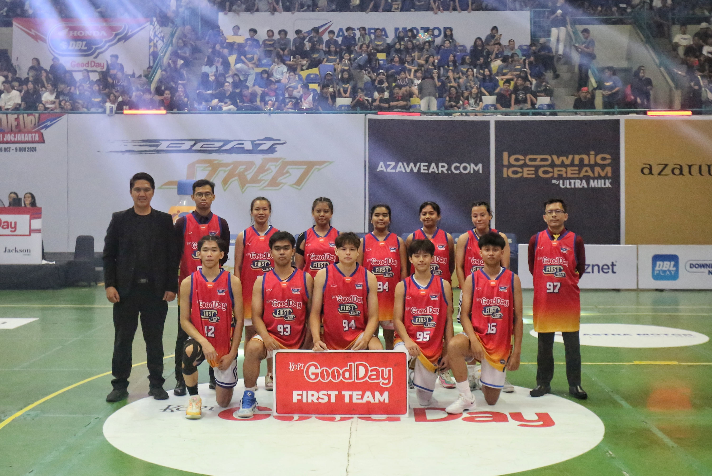 First Team Honda DBL with Kopi Good Day 2024 DI Jogjakarta