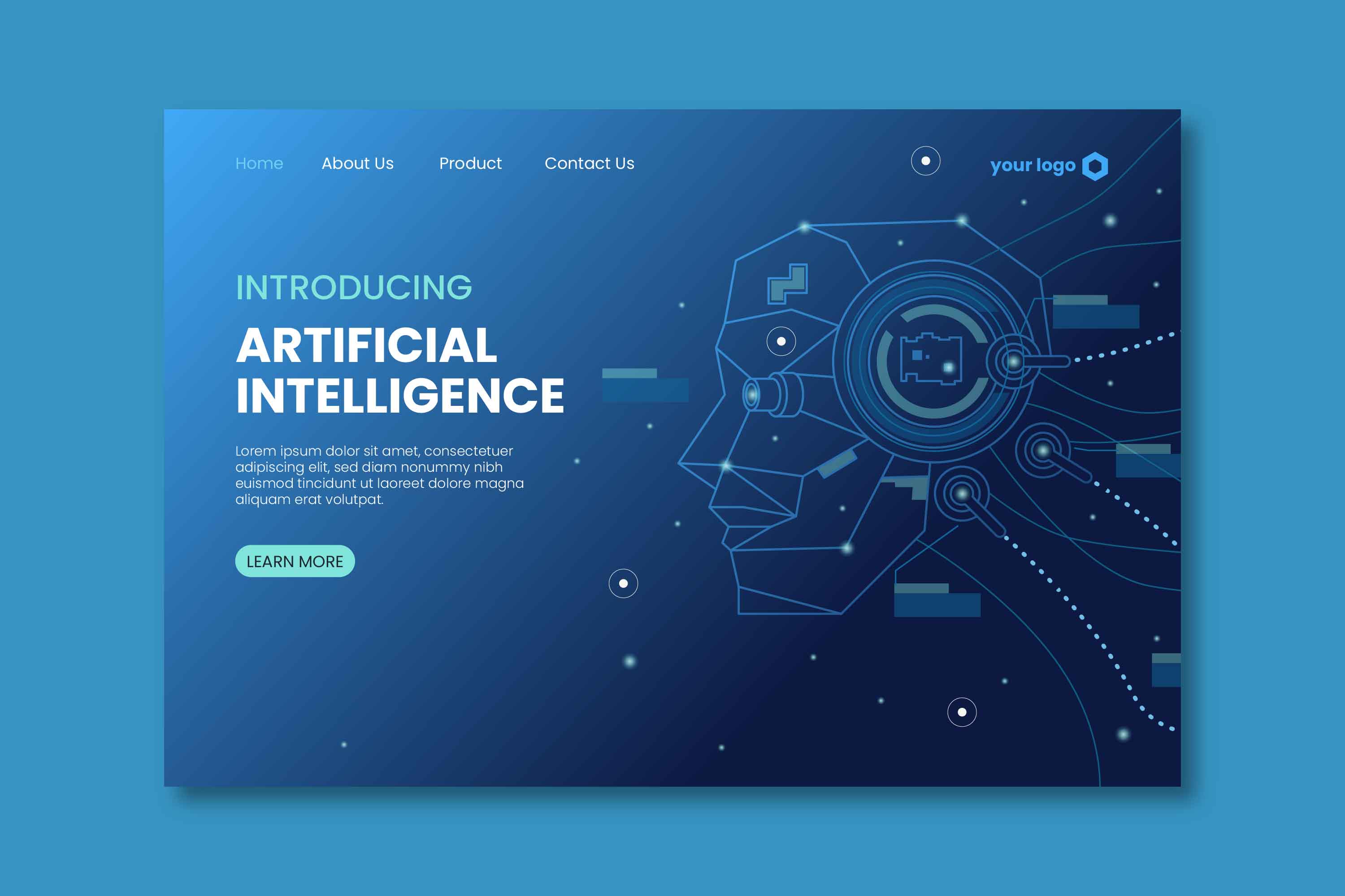 ilustrasi artificial intelligence (freepik)