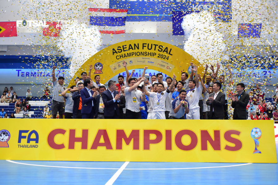 Timnas Futsal Indonesia raih gelar juara PIala AFF Futsal 2024 usai tundukkan Vietnam di partai final