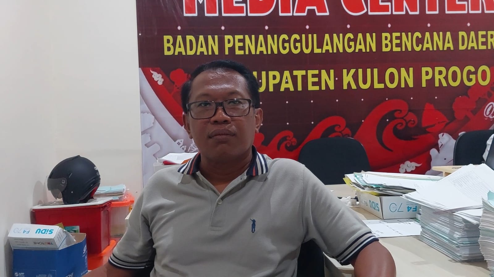 Headshot Kepala Pelaksana BPBD Kulon Progo.&nbsp;