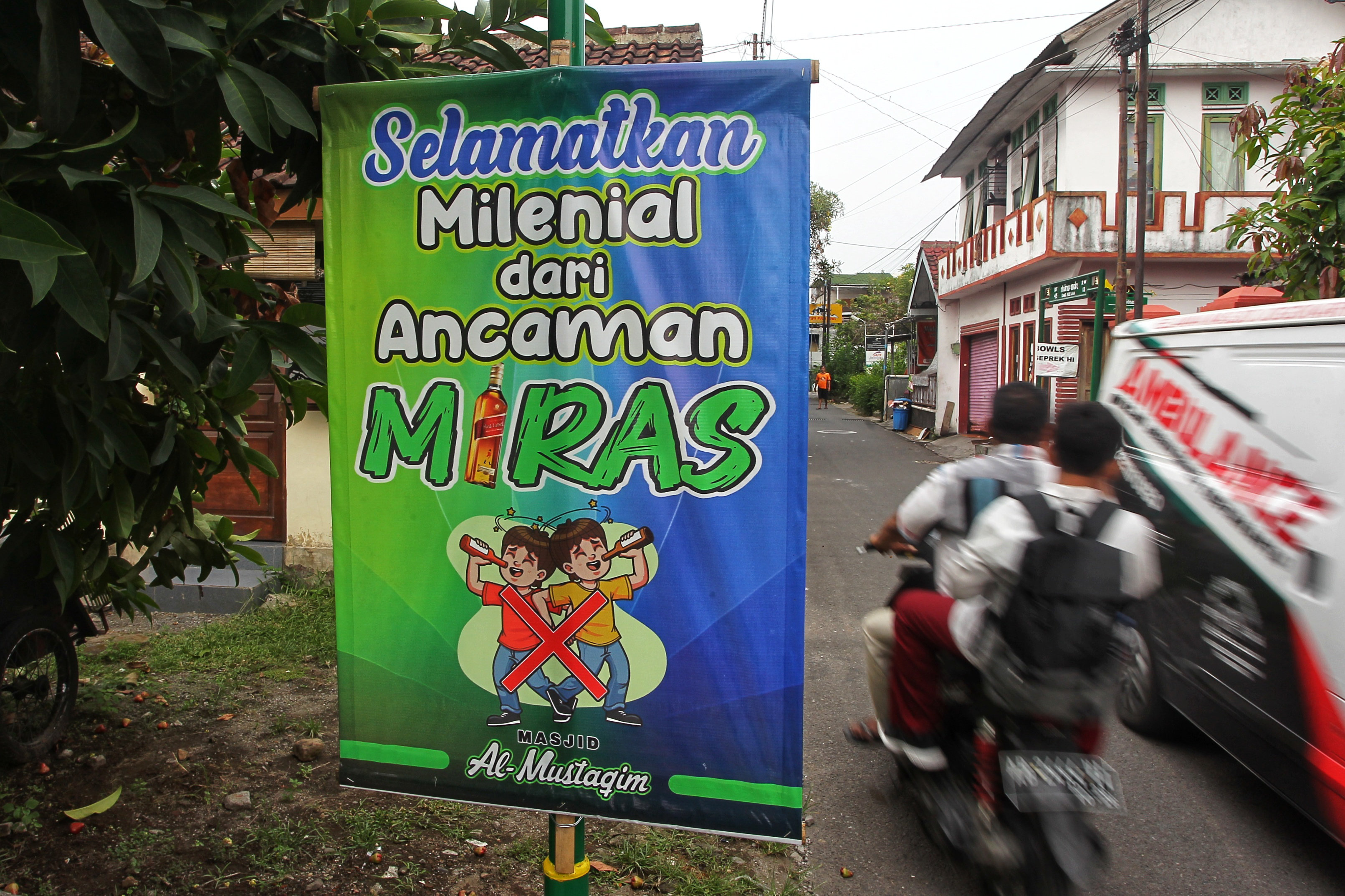 Poster penolakan miras di Kota Jogja