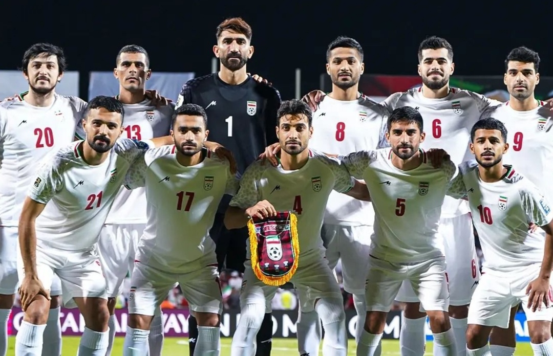 Starting line up Iran saat melawan Qatar pada matchday ke empat grup A Kualifikasi Piala Dunia 2026 zona Asia
