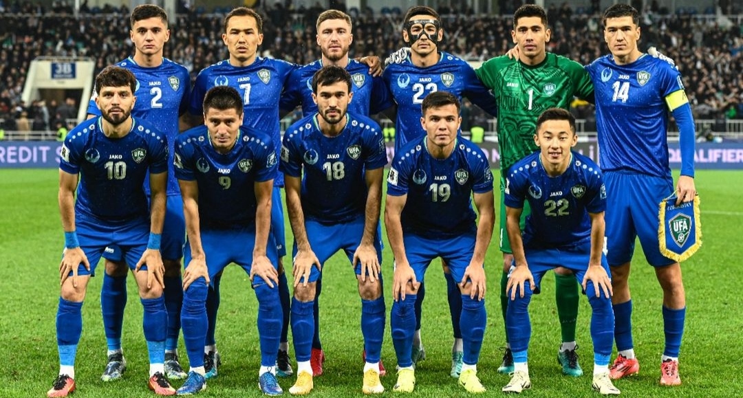 Starting line up Uzbekistan di kualifikasi Piala Dunia 2026 zona Asia grup A (ig uzbekistanfa)