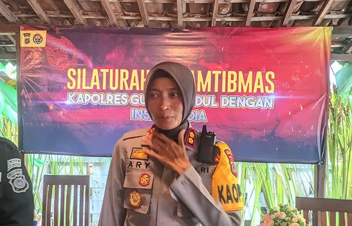 Kapolres Gunungkidul AKBP Ary Murtini  &nbsp;