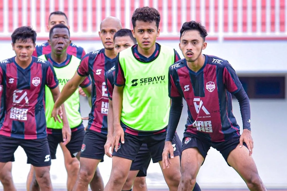 Penggawa Persekat jalani latihan jelang pertandingan kontra Nusantara United dalam lanjutan Pegadaian Liga 2 (LIB)