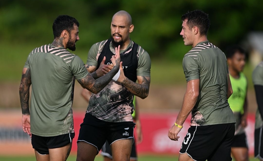 Penggawa Borneo FC jalani latihan jelang lawatan ke Bandung tantang Persib Bandung dalam lanjutan BRI Liga 1 2024/25 (ig borneofc.id)