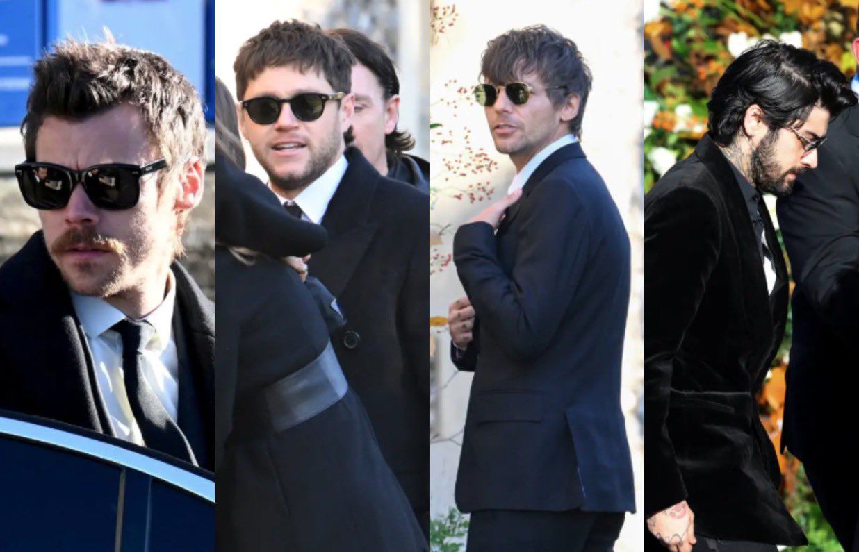 Personil One Direction Menghadiri Upacara Pemakaman Liam Payne.
