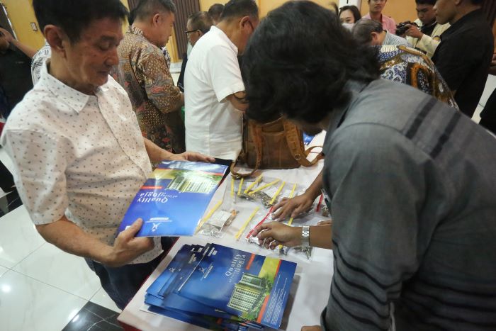 Penyerahan kunci unit apartemen Malioboro City di Mapolda DIY Jumat (22/11/2024)