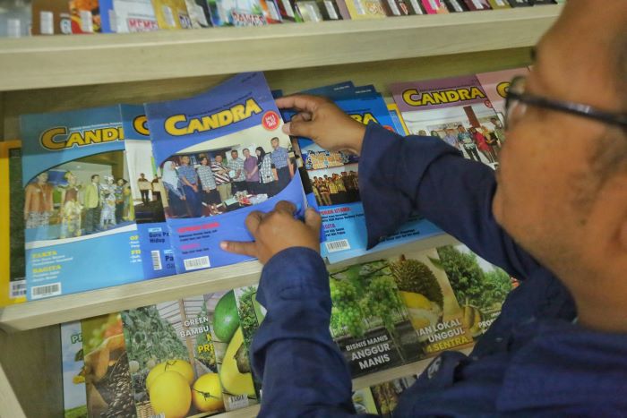 Majalah Candra terbitan Disdikpora DIY yang sempat menghiasi blantika literasi