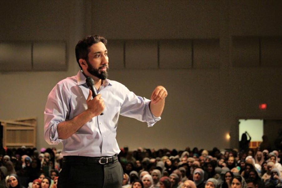 Potret Nouman Ali Khan.
