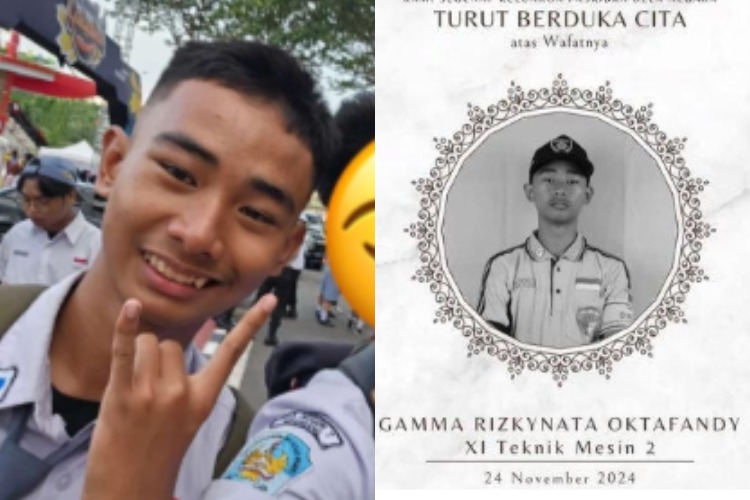 GR merupakan siswa berprestasi dan anggota paskibraka SMK Negeri 4 Semarang yang menjadi korban penembakan oleh polisi.