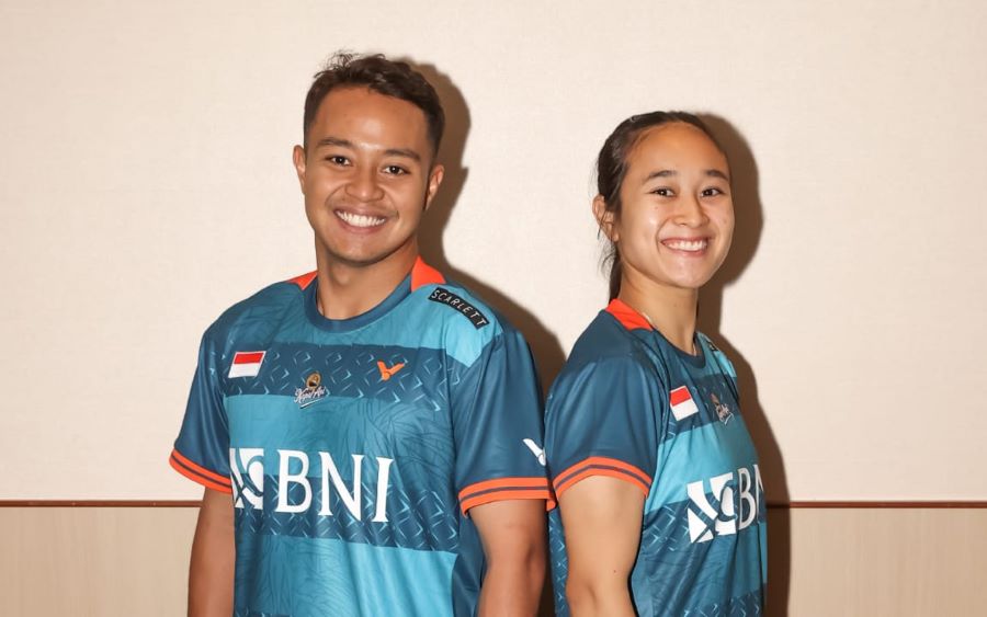 Atlet badminton Lisa dan Rehan.