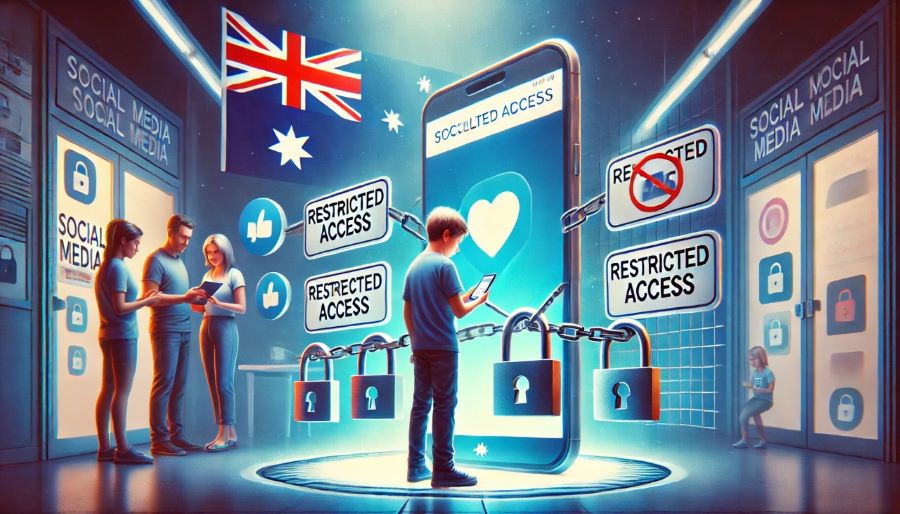 Australia perketat aturan penggunaan media sosial untuk melindungi anak-anak.