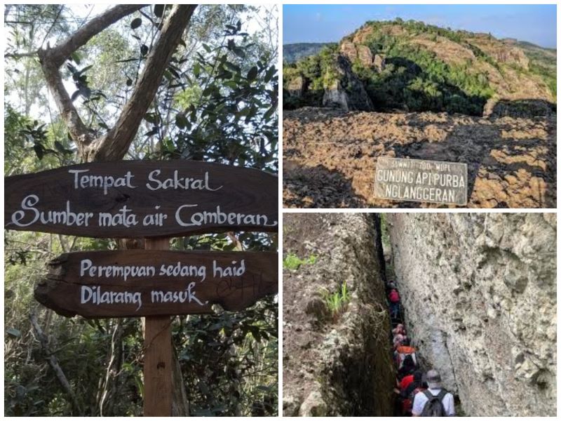 Wisata Sumber Mata Air Comberan Nglanggeran.