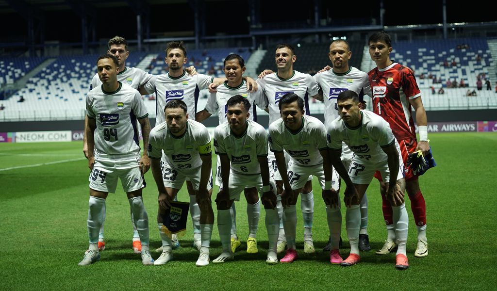 Starting eleven Persib Bandung dalam hasil imbang 2-2 kontra Port FC di AFC Champions Leagu Two (PERSIB.co.id/Syahrizal)