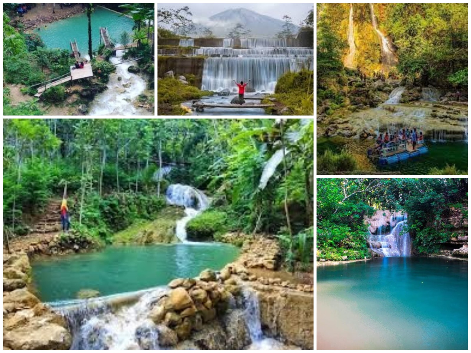 Pesona wisata air terjun di Yogyakarta.