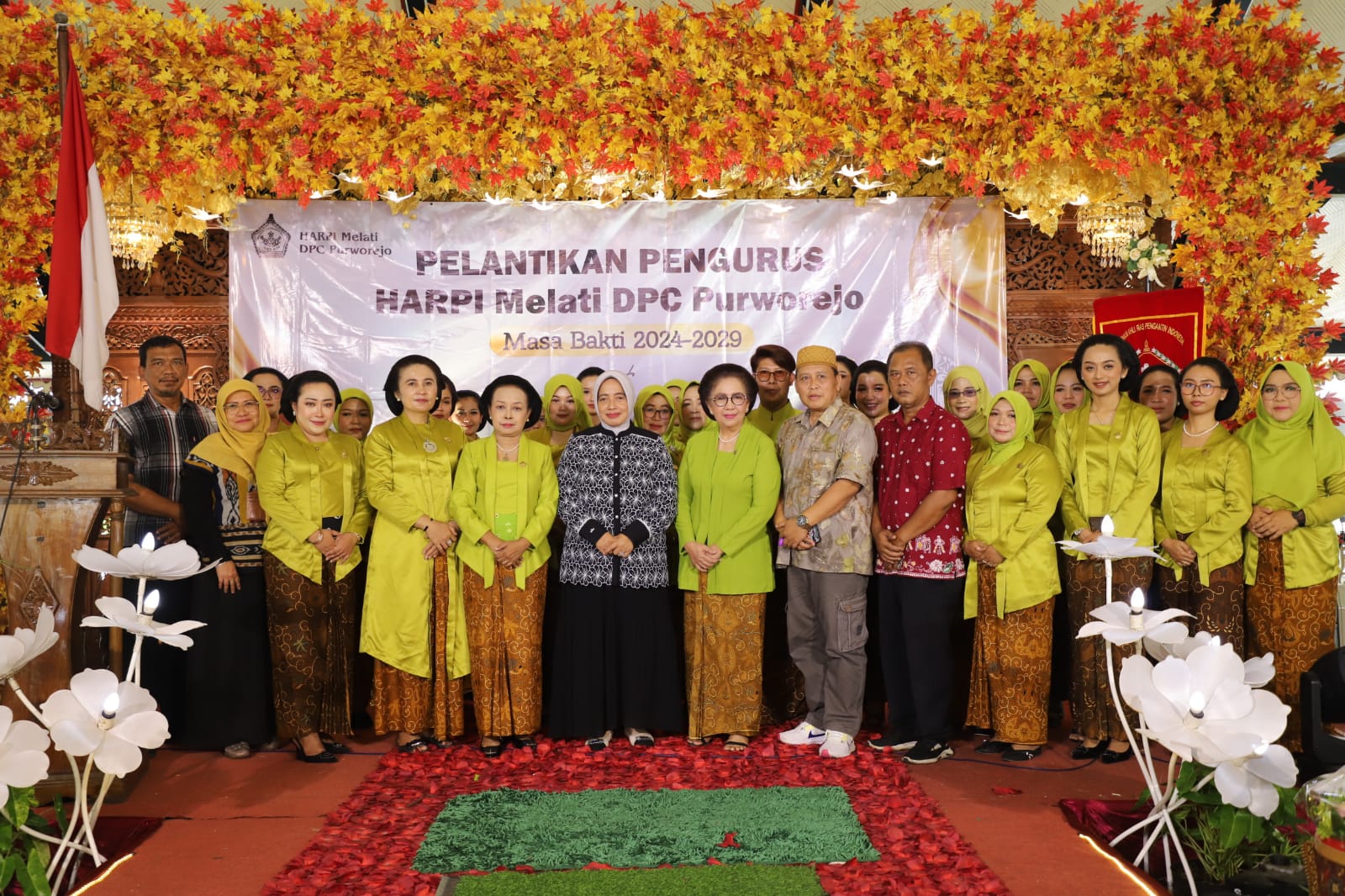 Pengukuhan kepengurusan Harpi Melati Purworejo untuk periode 2024-2028