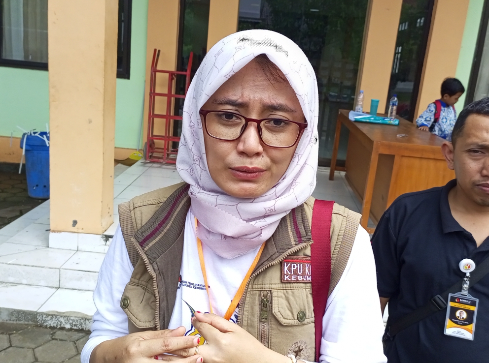 Ketua KPU Kebumen Dzakiyatul Banat.