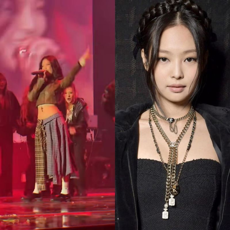 Tren kemeja jadi rok yang dipakai Jennie BLACKPINK curi perhartian warganet.