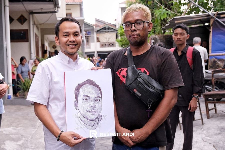 Potret Respati Ardi saat blusukan di Petoran.