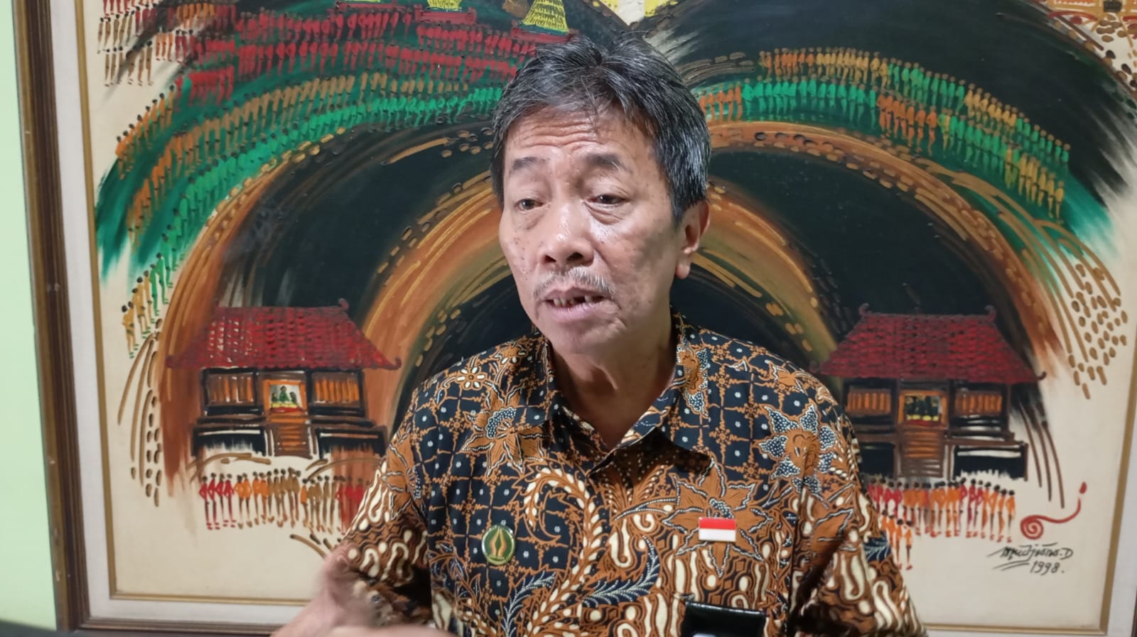 Penjabat (Pj) Wali Kota Jogja Sugeng Purwanto saat ditemui, Selasa (3/12/2024).  (IWAN NURWANTO/Radar Jogja)