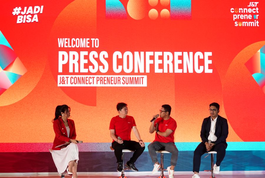 Sesi Press Conference J&T Connect Preneur Summit 2024