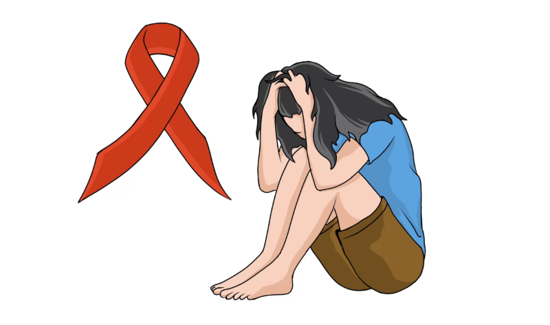 Ilustrasi HIV AIDS.